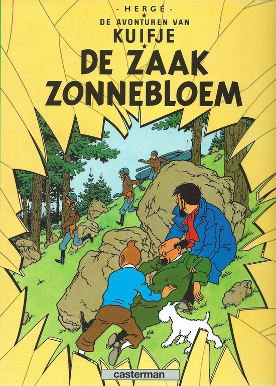 Kuifje de Zaak Zonnebloem Cover