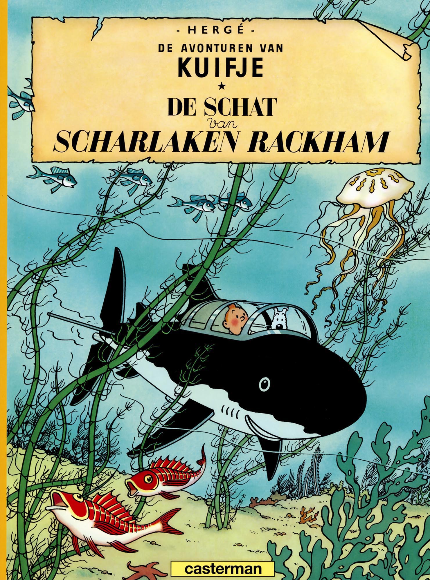 Kuifje De Schat van Scharlaken Rackham Afbeelding